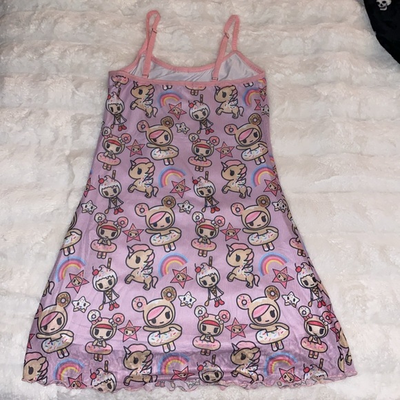 Cute TokiDoki mesh slip dress 🩷🍦 - Picture 3 of 4
